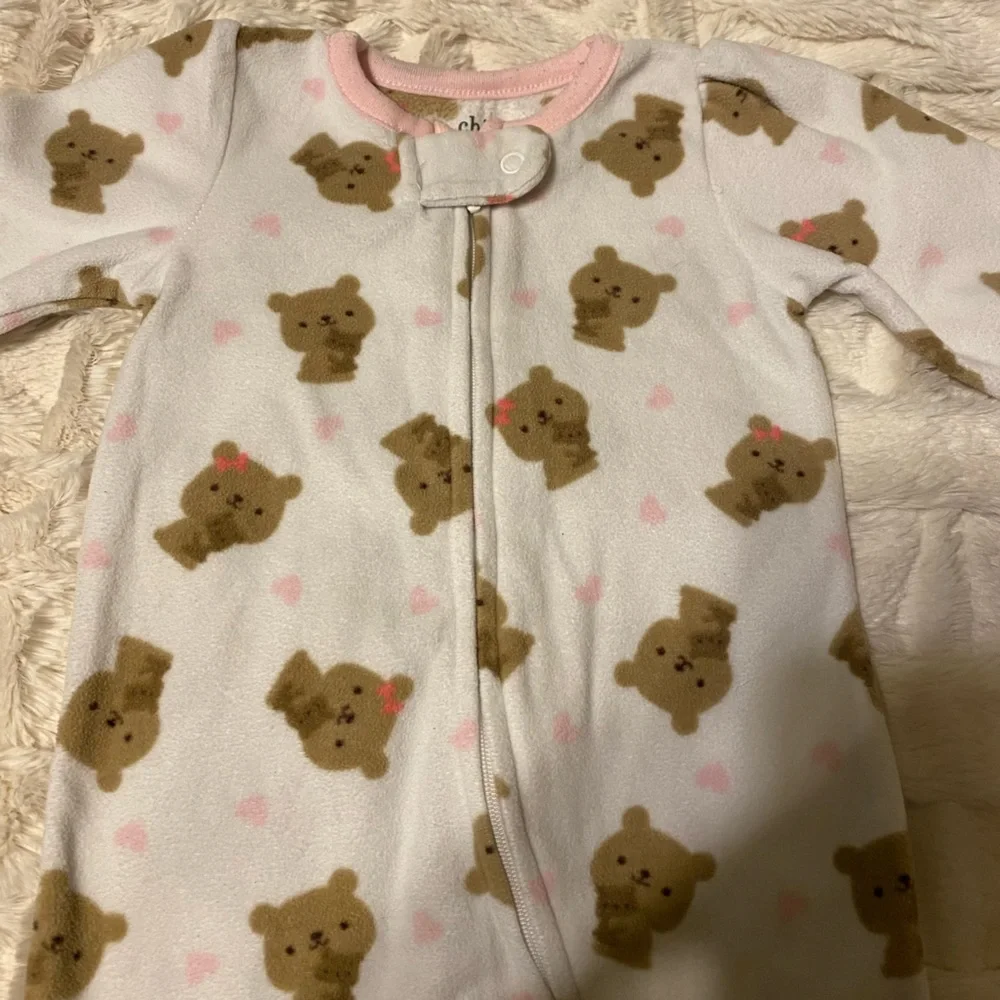 Lot of 3 Carters Footie Pajamas for Baby - Size 3-6M